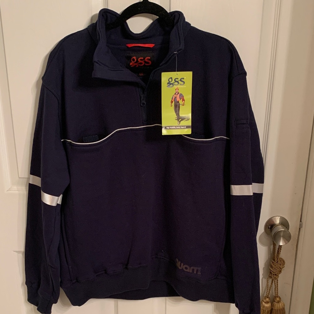 1/4 zip safety sweatshirt